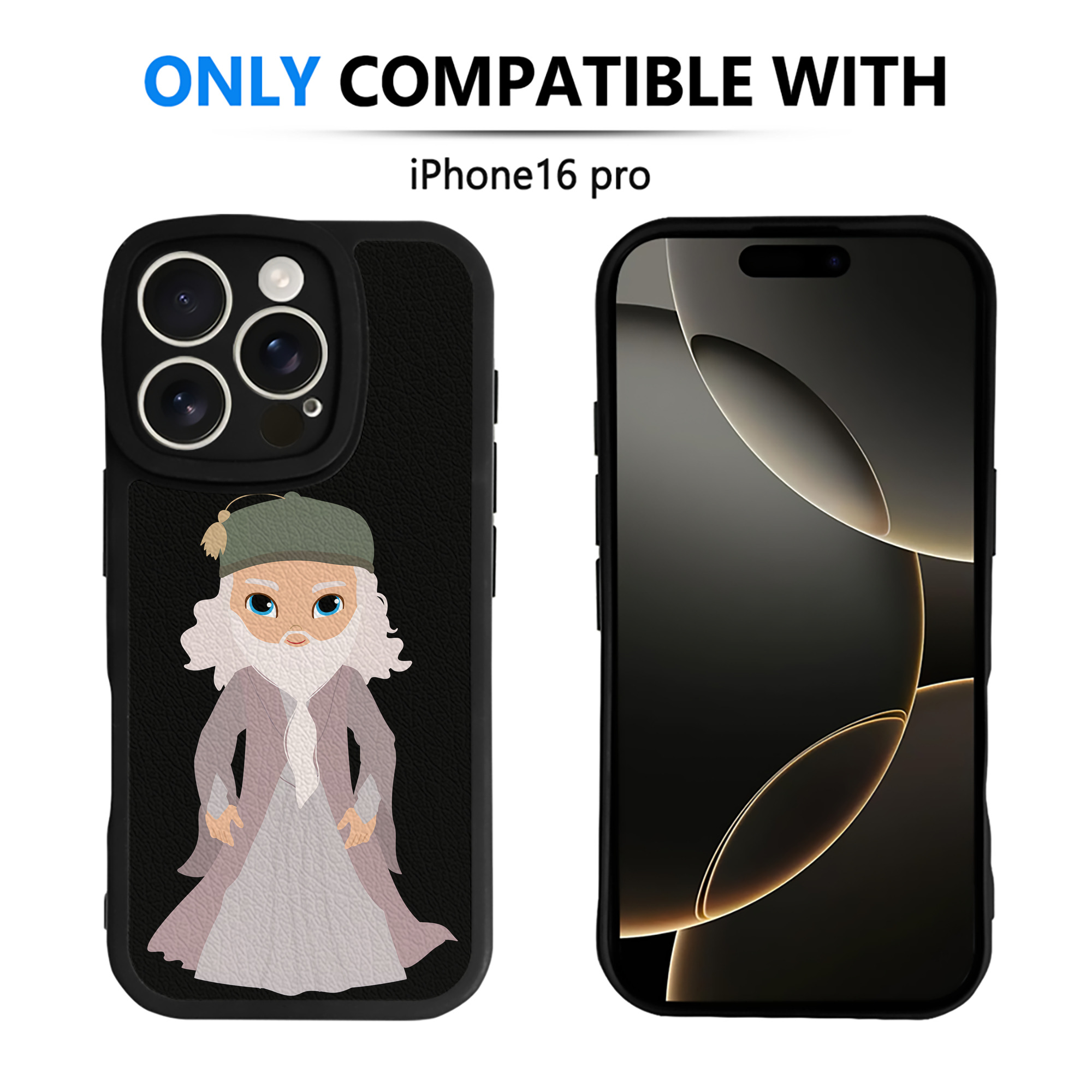 （画像用） Harry Potter ハリー・ポッターシリーズ 【iPhone 16シリーズ対応】シリコンスマホケース（レザー調） 材質：シリコン